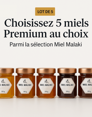 Lot de 5 Miels